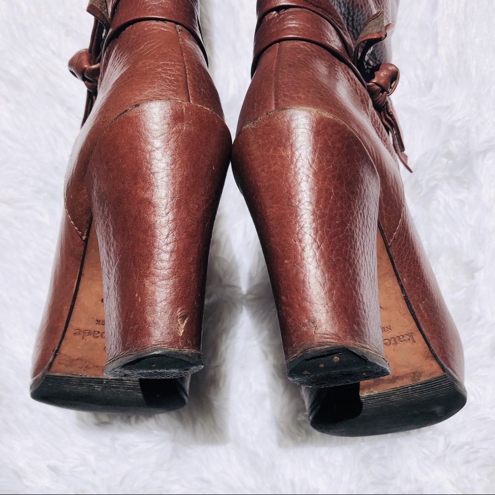 Kate Spade New York Mandie Boots Brown Knee High 7 - Picture 13 of 16